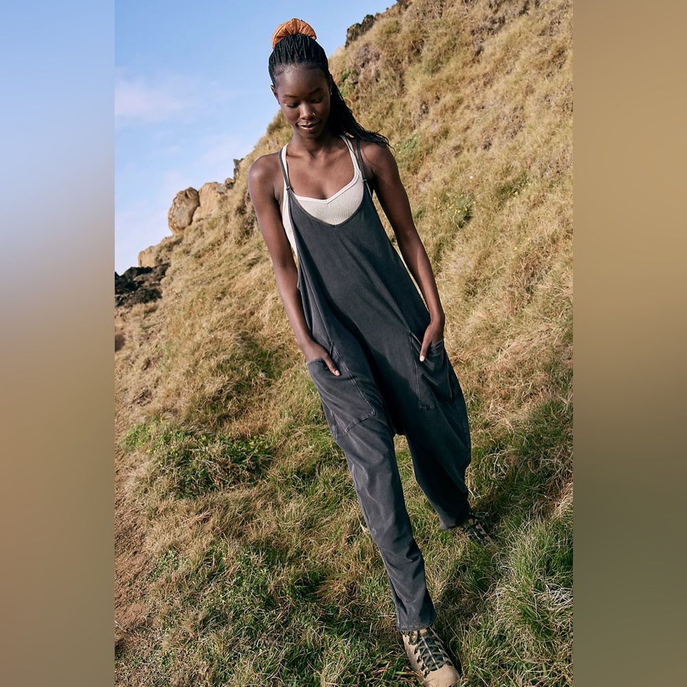 FP Movement Black Jumpsuit Relaxed Fit